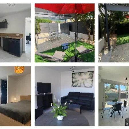 La Perle De Provence: Tranquil Garden With Ac In Apartment Nyons